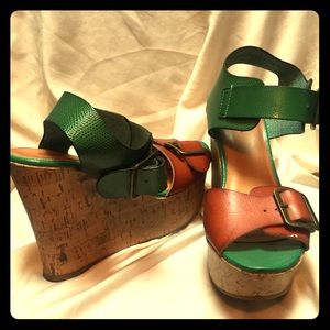 Wedge heeled sandals